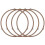 4Pack Microwave Roller Ring Microwave Oven Turntable Ring Plate Tray Support Ring for Glass Plate Tray Supporting 1
