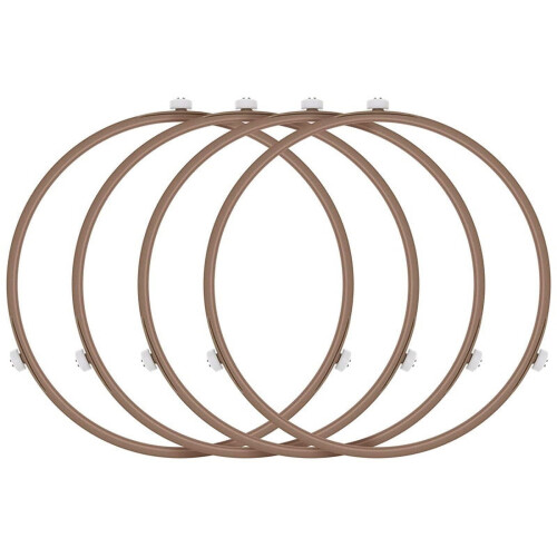 4Pack Microwave Roller Ring Microwave Oven Turntable Ring Plate Tray Support Ring for Glass Plate Tray Supporting