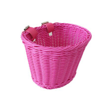 Bicycle Basket Children Front Handlebar Bicycle Basket Rattan Woven Bicycle Basket