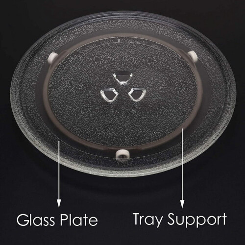 4Pack Microwave Roller Ring Microwave Oven Turntable Ring Plate Tray Support Ring for Glass Plate Tray Supporting 2
