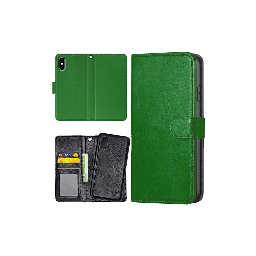 Compatible With Iphone Xr - Wallet Case/Case Green 9065759450293