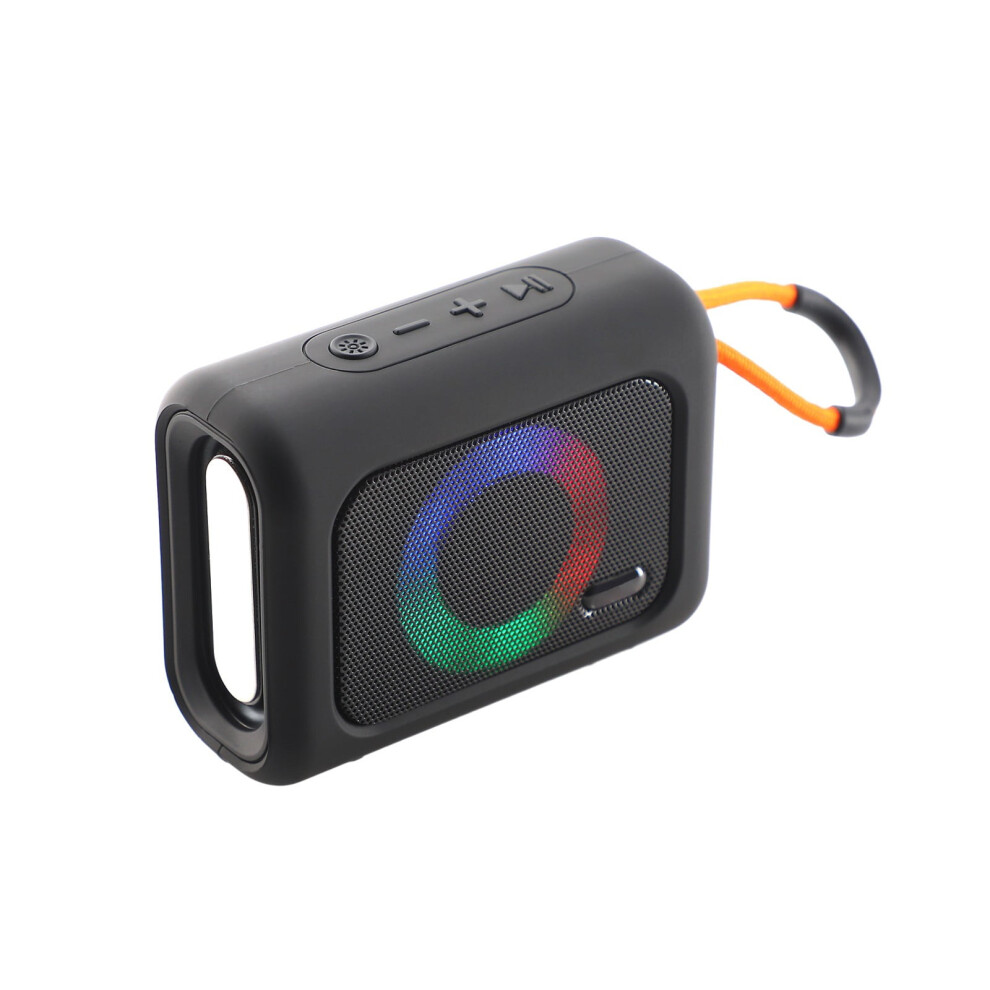 Paveos Portable Bluetooth Subwoofer Speaker With Hifi Stereo, Metal Mesh, Supports Sd-Card & U-Disk Playback, Compatible With Black 9065759449129