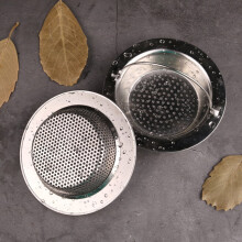 Hariumiu Kitchen Stainless Steel Sewer Sink Strainer Drain Waste Anti-clog Handled Filter-11.5cm#,with Handle
