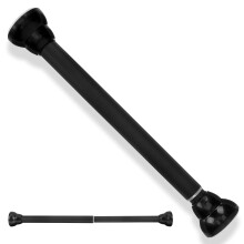 Free Punching Telescopic Pole Bathroom Shower Curtain Rod Clothes Drying Rod