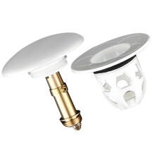 White Copper Escurreplatos Para Fregadero Sink Drain Strainer Ceramic Top Saliva