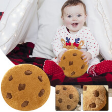Txmfgh Cookies Plush Pillow - Soft and Comfortable Food Shaped Cushion, Perfect for Bedroom Decoration and Fun Gifts, Great for Travel and Home Use.