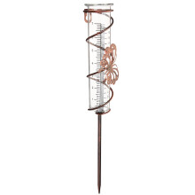Metal Stake Rain Gauge Garden Water Gauge Ground Rain Gauge Accurate Gauge