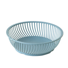 Multifunction Fruit Cleaning Bowl with Strainer, Hanging Basket for Kitchen - Store & Wash Fruits/Veg, Plastic Filter Bowl, 1pc (Gray)