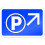 Parking Right Up Arrow Sign 1