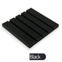 Cailmei Acoustic Foam Sound Stop Absorption Sponge Ktv Soundproof Black Free Size