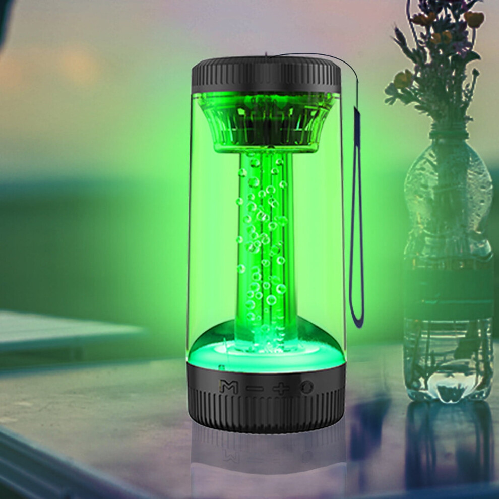 Txmfgh Bluetooth 5.0 Mini Speaker, Portable Outdoor Hifi Audio With Subwoofer, Colorful Lights For Night & Travel 9322103965354