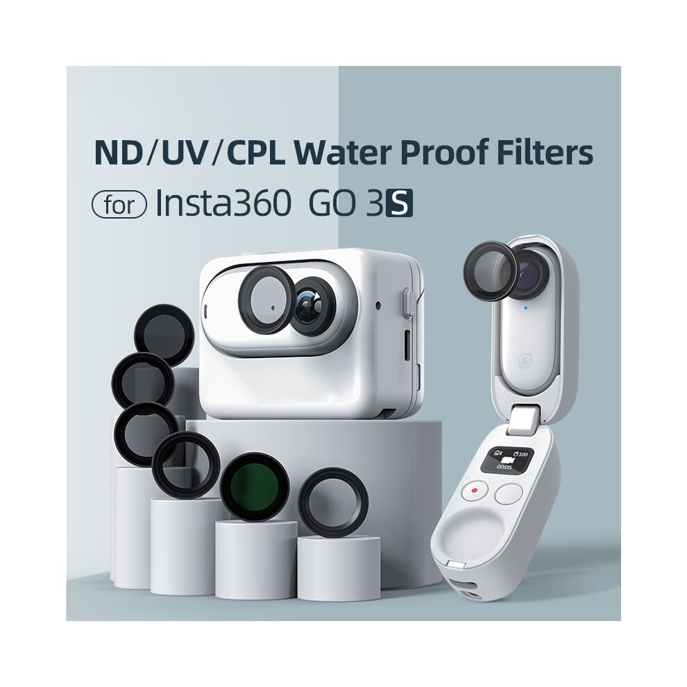 Lens Filter For Insta360 Go3s, Uv Cpl Nd8/16/32/64 Waterproof Filter Sets For Insta360 Go3s Action Camera Accessories 9322103965538