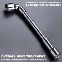 Jacenvly L-Shaped Hex Socket Wrench Set 6mm-10mm, Plated Double-Head Elbow Wrench for Mechanic Repair Tools (Compatible with Metric)