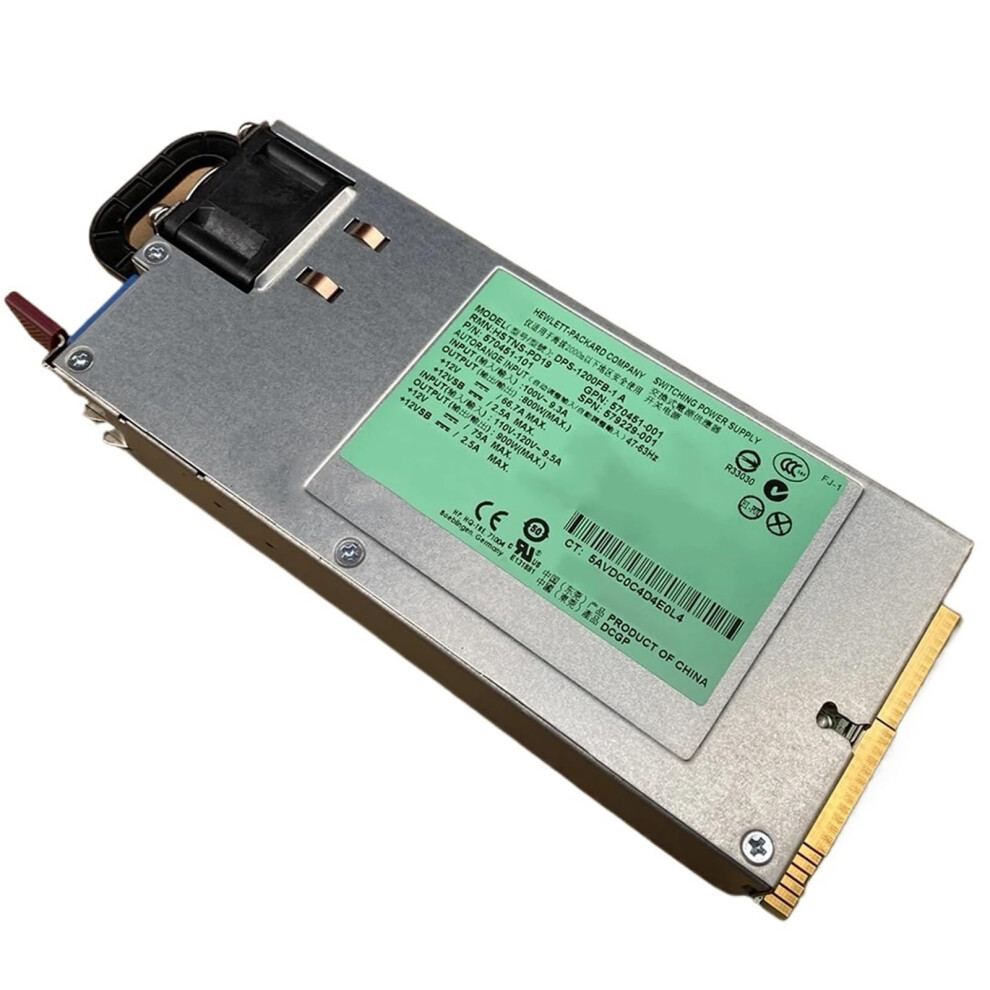 1200W Server Power Supply Hstnspd19 570451001 12V 100A Power Output For Hp Dl580 G7 9070919622540