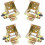 4pcs Folding Table Legs with Self-Locking Hinges, Foldable Support Frame Hardware for Workbench, Lockable Extension Compatible with DIY Tables 1