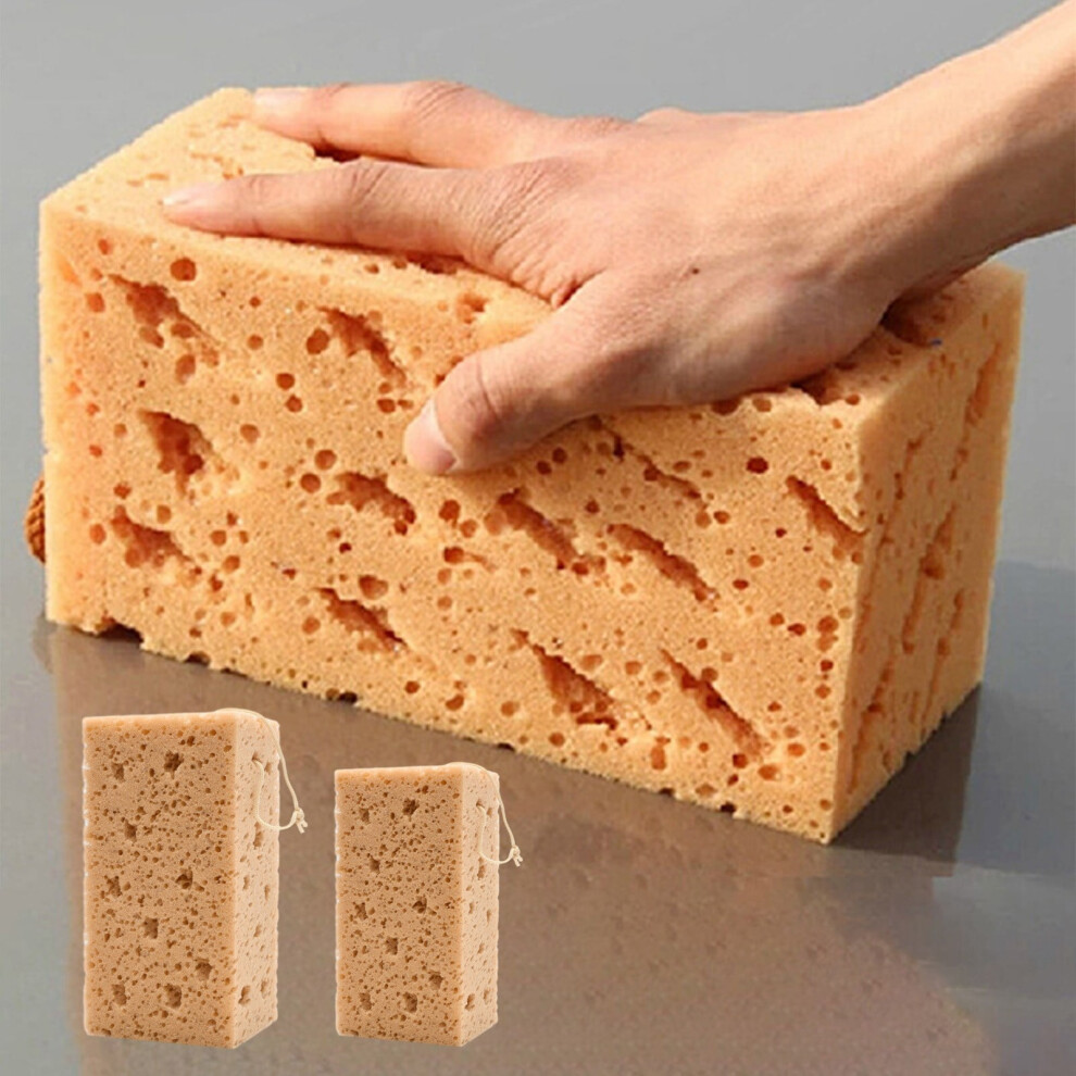 Quinlirra Promotion Car Cleaning Honeycomb Waxing Super Absorbent Multi Bubble Sponge Tool Mothers Day Gifts,Gifts For Women Coral 9338982176019