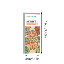 Water Color Paint Sets for Kids, Pocket Watercolor Painting Book, Art Craft Set with Brush, Ages 2-4, Gift for Drawing