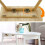 4pcs Folding Table Legs with Self-Locking Hinges, Foldable Support Frame Hardware for Workbench, Lockable Extension Compatible with DIY Tables 5