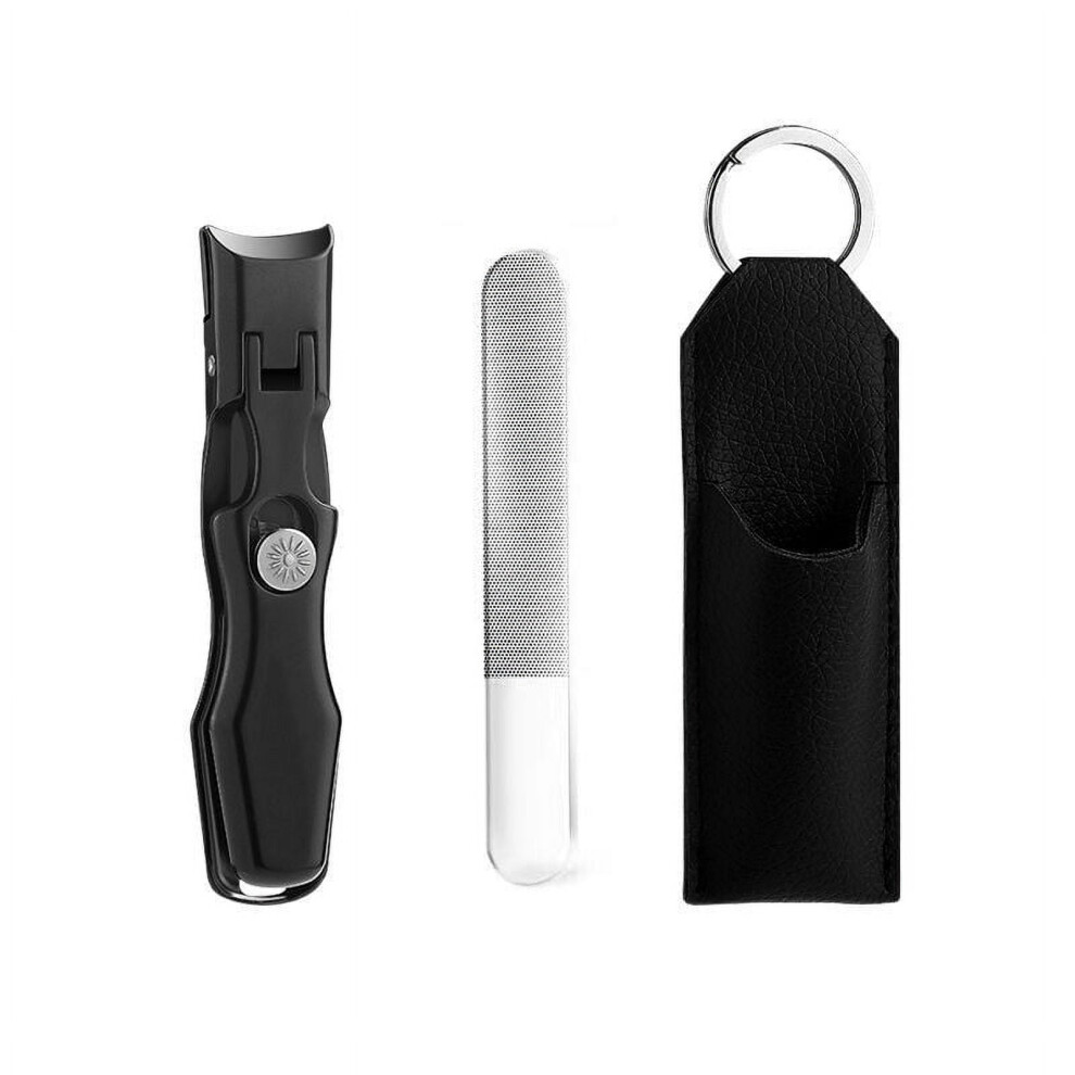 YiFudd Stainless Steel Large Large Opening Nail Clippers Nail Clippers Elderly Multifunctional Slant Trimming Nail Clippers Portable