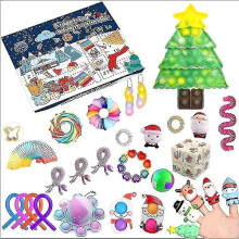 Advent Calendar with Fidget Toys - Stress Reducing Fidget Toys in Blind Box for Kids 6