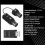 M-VAVE Wireless MIDI Adapter Plug and Play, Transmit Audio Effortlessly with Devices Featuring MIDI Interface 4