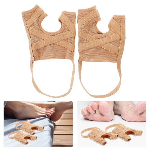 Eease 1 Pair Forefoot Compression Sleeves Comforter and Split Toe Alignment Sleeve 1
