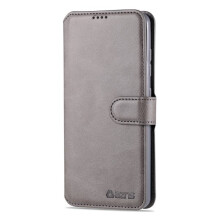 Stylish Wallet Case - compatible with Samsung Galaxy A41 Grey
