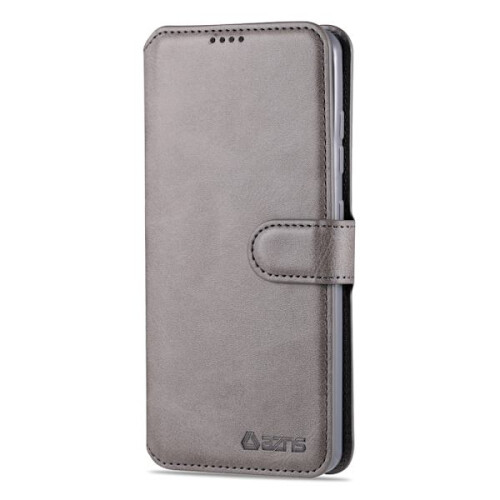 Stylish Wallet Case - compatible with Samsung Galaxy A41 Grey