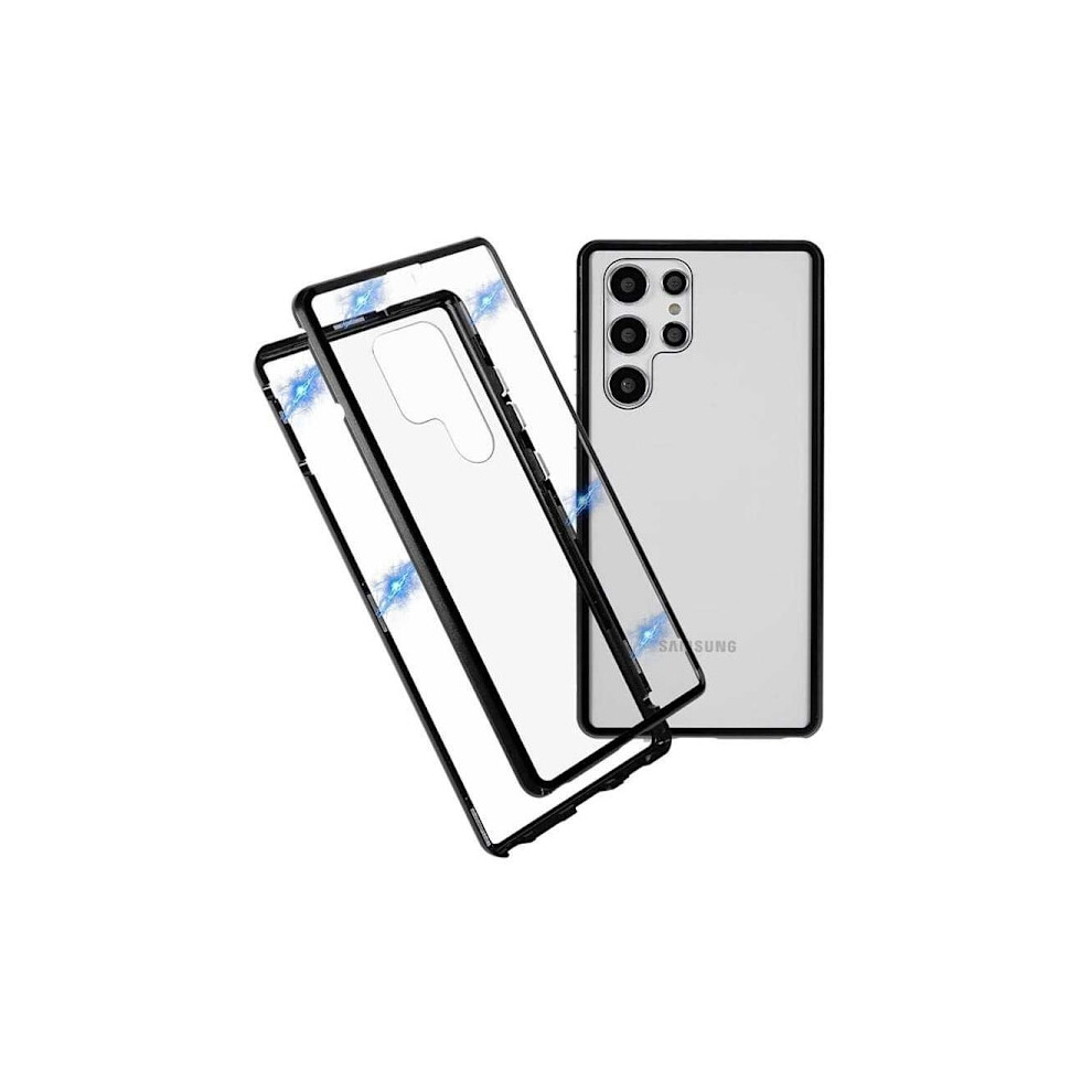 Compatible With Samsung S22 Ultra Full Coverage Premium Case Glassback V4 Transparent 9338982177528