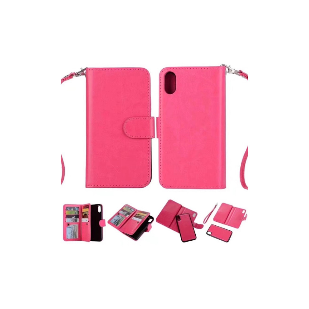 Practical Wallet Case For Compatible With Iphone X/Xs Pink 9338982177801