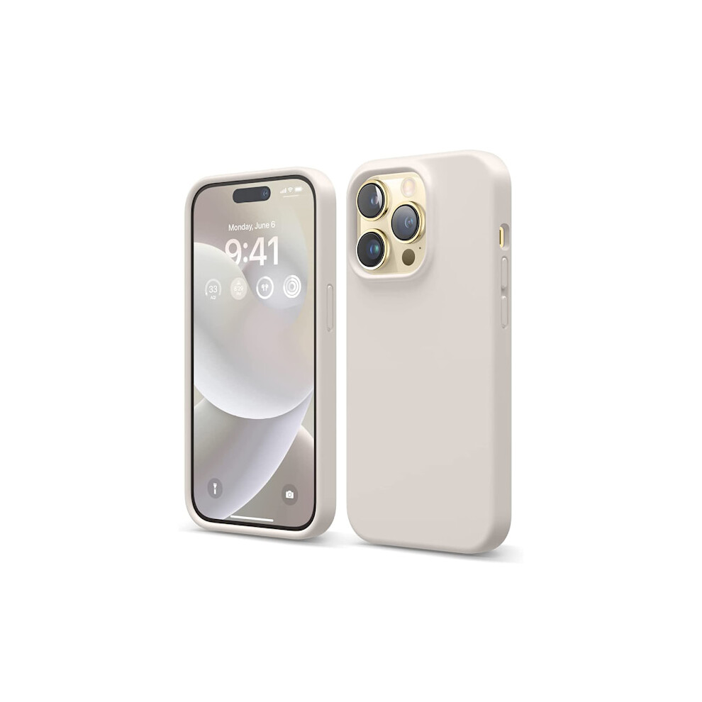 Shock-Absorbing Silicone Case - Compatible With Iphone 14 Pro Max Light/Gray 9338982177948