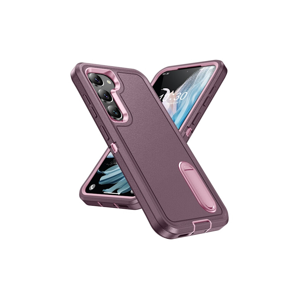 Compatible With Samsung Galaxy S24 Armor Case With Kickstand - Perfect Protection, Perfect Fit Purple 9338982177917