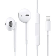 Wired compatible with iPhone headphones for Apple, in-ear with volume control & mic, compatible with iPhone XS-14 Pro Max