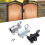 Solid aluminum alloy spring latch push-pull casement lock 5