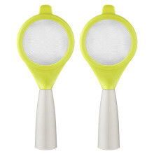 2 Pcs Filter Screen Juice Strainer for Juicing Mesh Kitchen Coffee Sieve Plastic Colander Yogurt