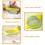 2 Pcs Filter Screen Juice Strainer for Juicing Mesh Kitchen Coffee Sieve Plastic Colander Yogurt 2