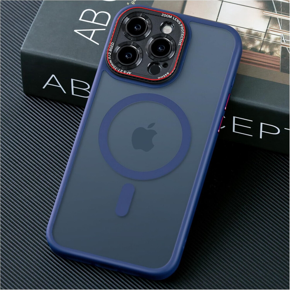 Phone Case Compatible With Iphone 15 Pro Max, With Camera Lens Protection, Magsafe, Mil-Grade Shockproof, Translucent 9499224733794