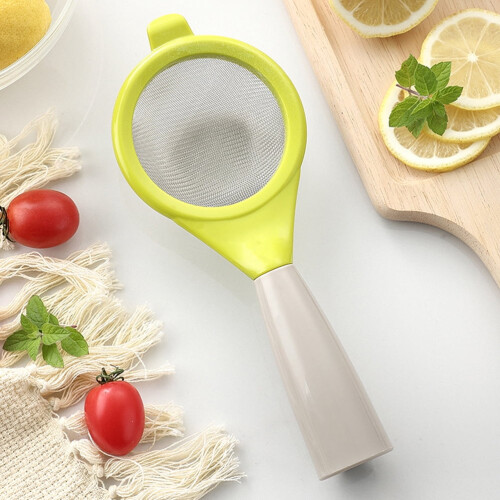 2 Pcs Filter Screen Juice Strainer for Juicing Mesh Kitchen Coffee Sieve Plastic Colander Yogurt 2