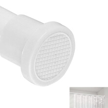 Adjustable Shower Curtain Rod 3180in NoDrill Removable Telescopic White for Bathroom