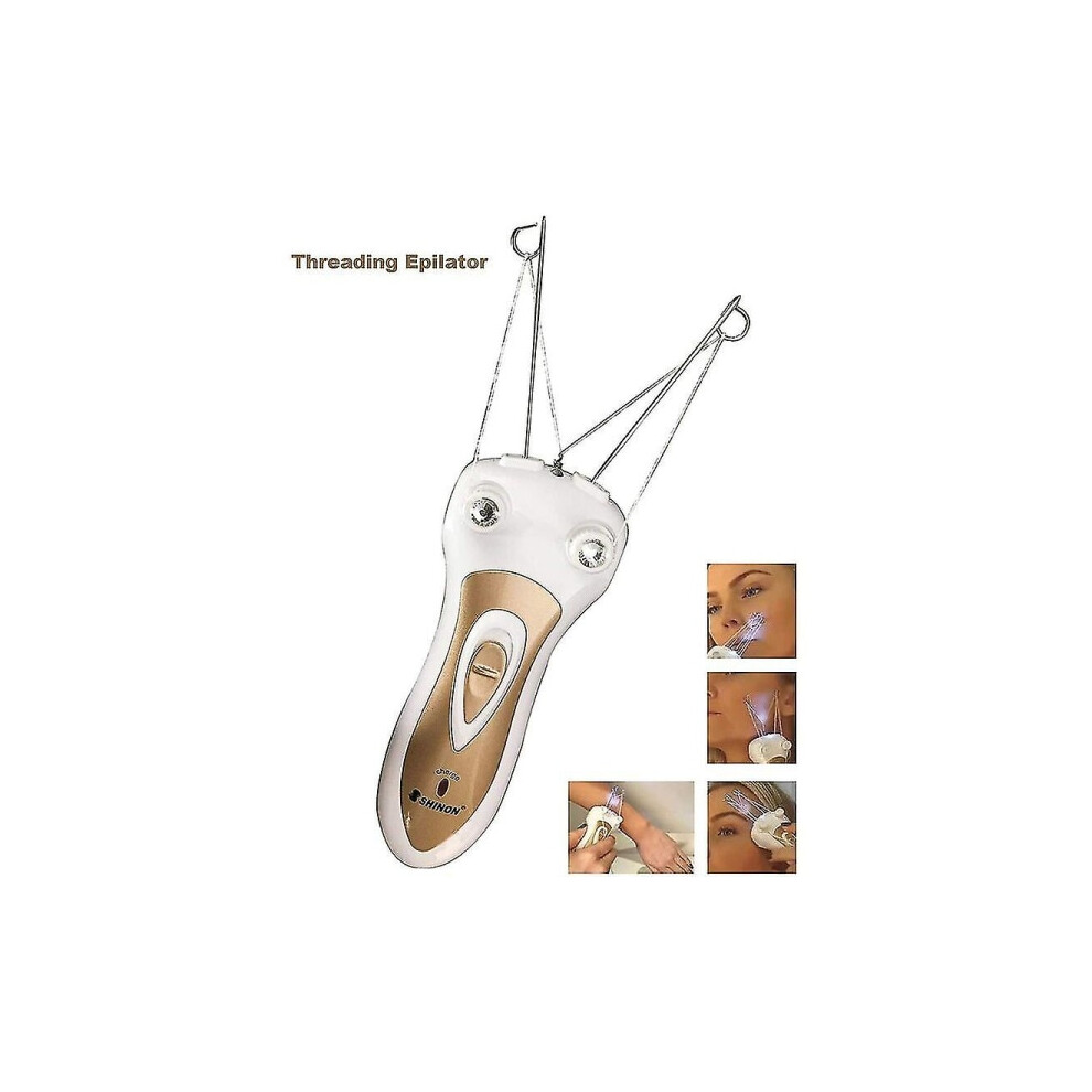 Electric facial hair epilator for women, cotton thread epilator, rechargeable epilator shaver