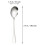 Salad Spoon Flatware Catering Tableware Stainless Steel Server Fork Serving Spoons Food Scoop 3