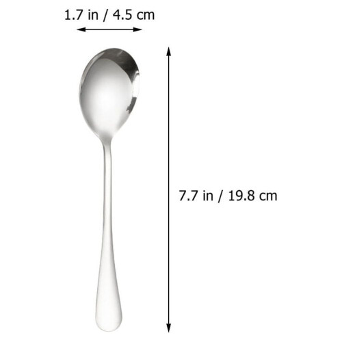 Salad Spoon Flatware Catering Tableware Stainless Steel Server Fork Serving Spoons Food Scoop 2