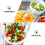 Salad Spoon Flatware Catering Tableware Stainless Steel Server Fork Serving Spoons Food Scoop 2
