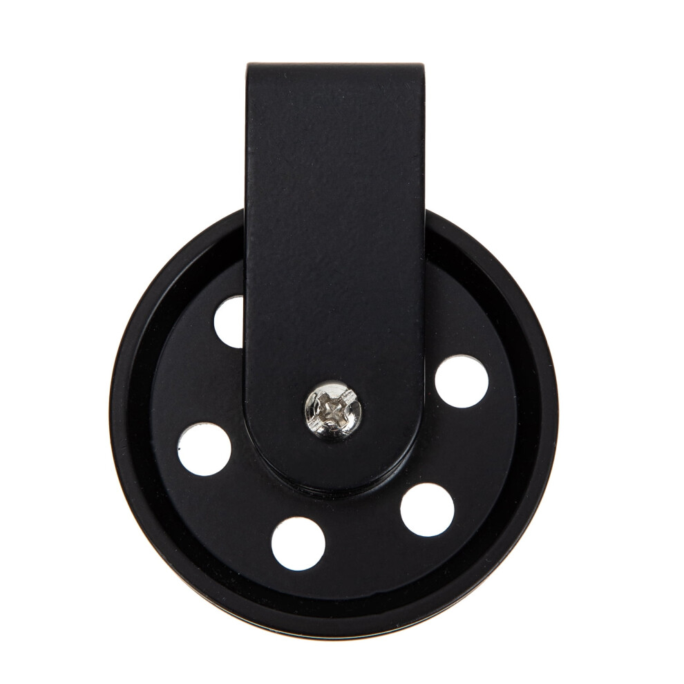Eease Retro Pulley Wheel Vintage Iron Wheel Pulley Wheel For Pendant Lamp Black 9313598820228