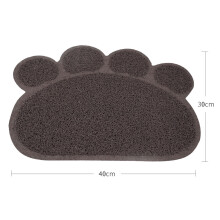Cats Litter Trapping Mats Pads 30*40cm PVC Elastic Fiber Mats for Cats Litter Boxes New