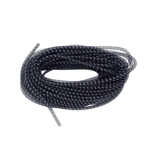 Zonh Mesh Tube Deco Flex for DIY Decorations (Black)