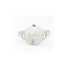 Stylish women's watch | Silver dial & metal bracelet Silver