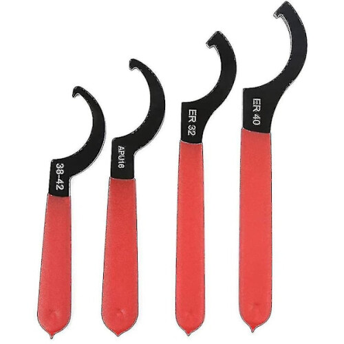 Coilover Wrench Set - Adjustable C-Shaped Wrench with Hook Wrenches