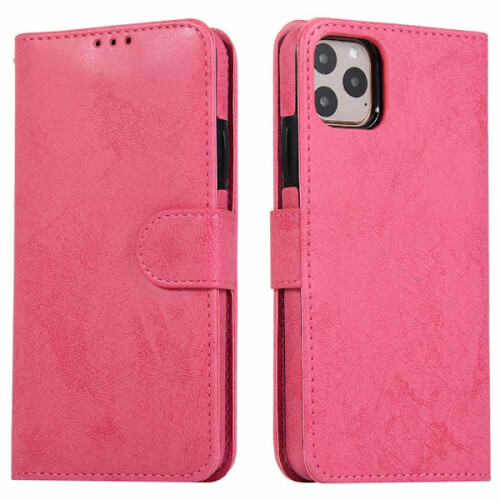 Smooth LEMAN Wallet Case - compatible with iPhone 11 Pink