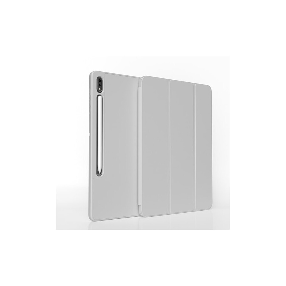 Case For Compatible With Samsung Tab S9 Plus 12.4\" Magnetic Folio Case Pen Slot Storage Auto Sleep/Wake Gray 9313598821980